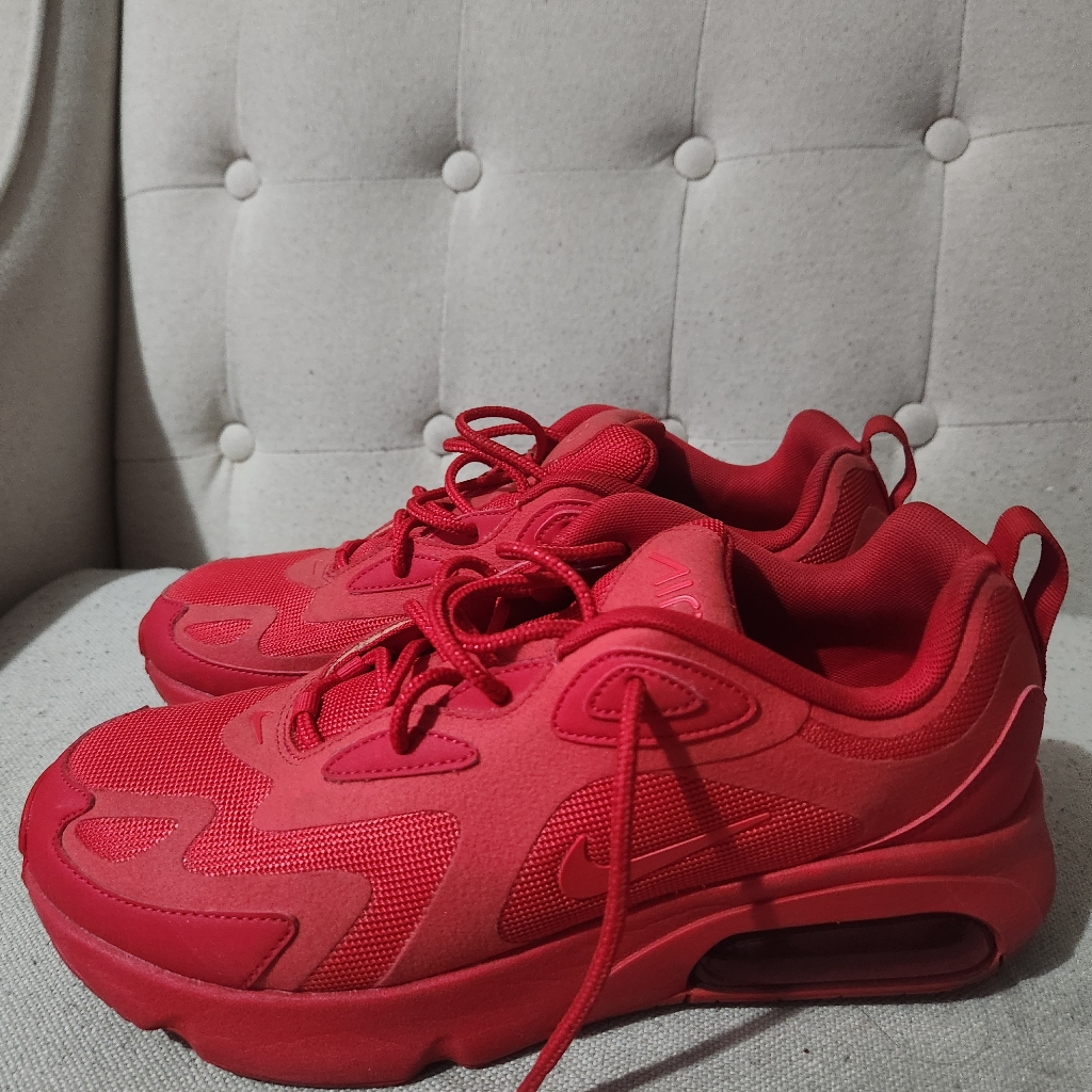 Nike Air Max 200 Women's Shoes University Red Cu4878 600 Sneakers